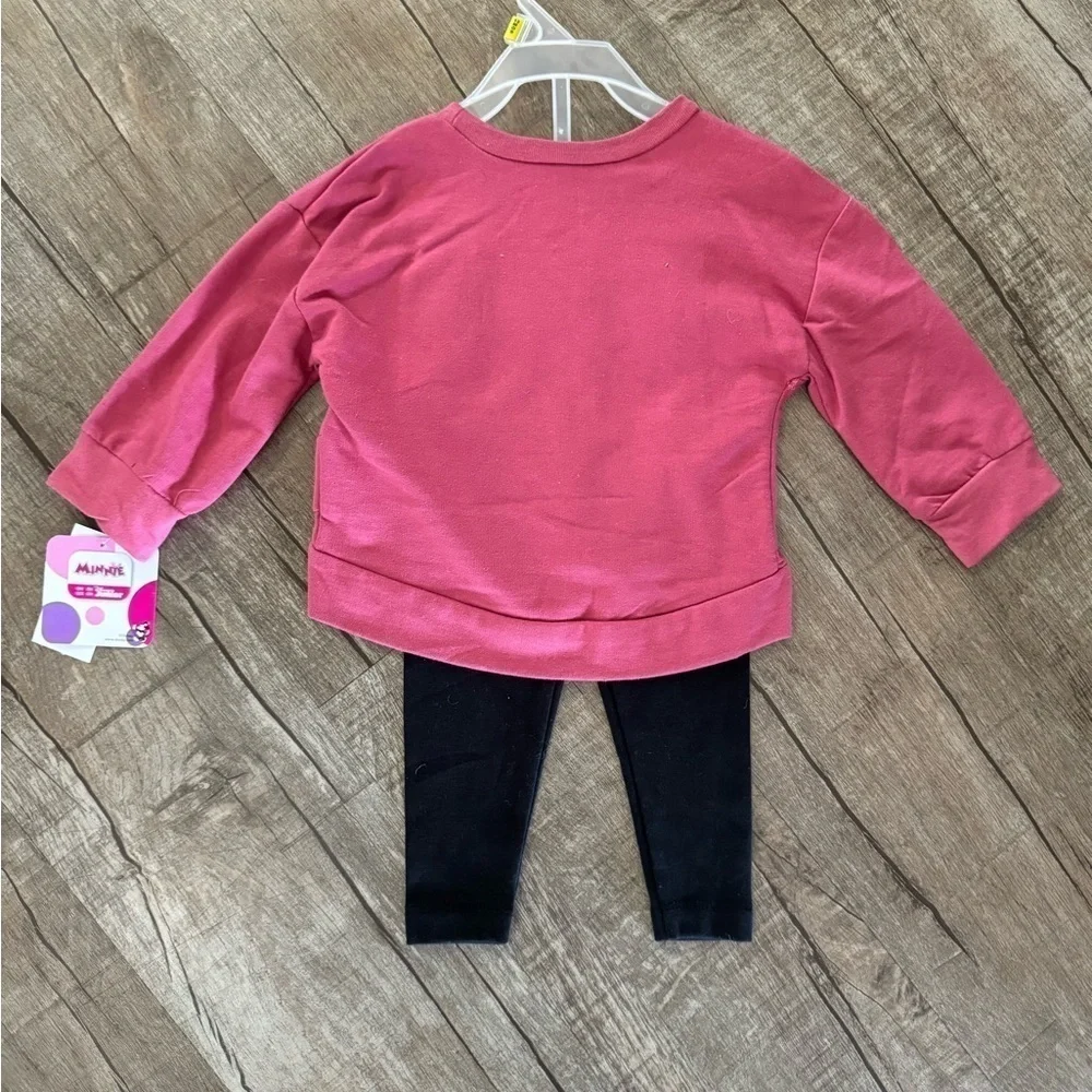 NWT Minnie Mouse 2‎ piece Toddler set